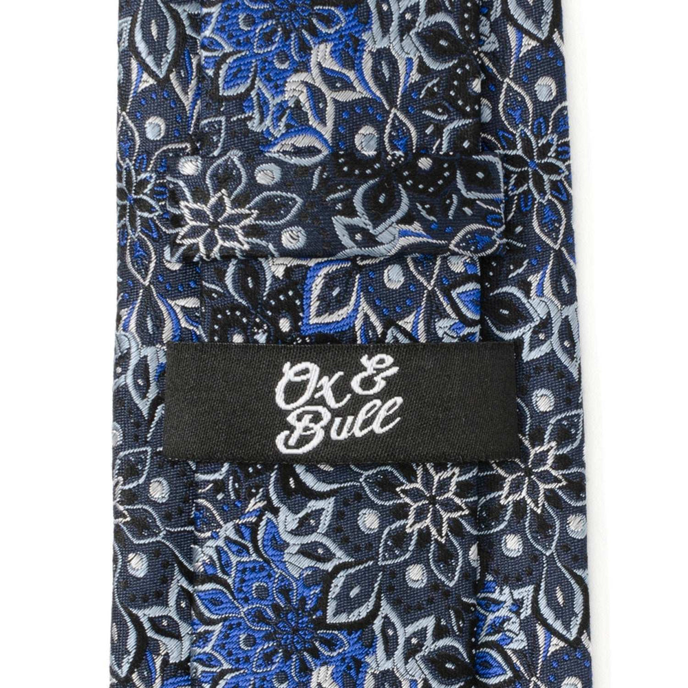 Kaleido Floral Navy Men's Tie - Cufflinks.com - Flyclothing LLC