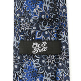 Kaleido Floral Navy Men's Tie - Cufflinks.com - Flyclothing LLC