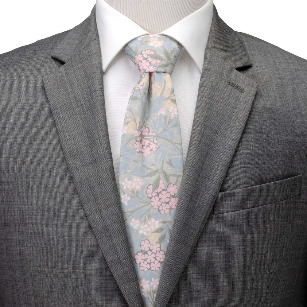 Light Blue Floral Men's Tie - Cufflinks.com - Flyclothing LLC