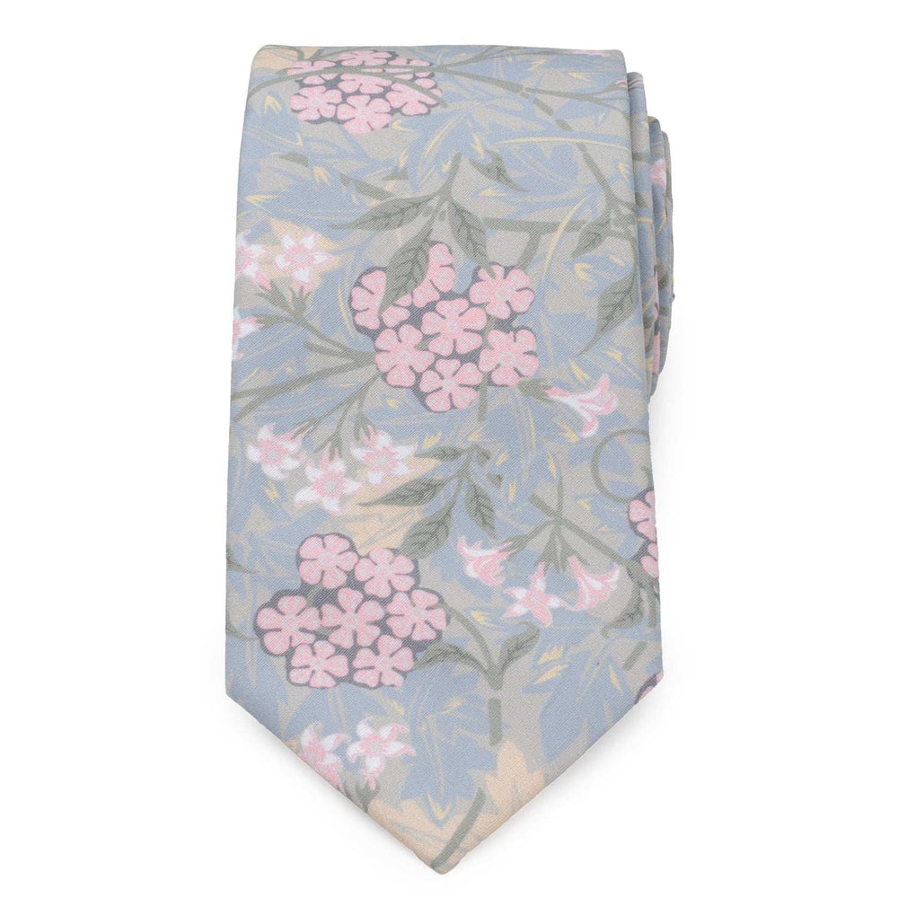Light Blue Floral Men's Tie - Cufflinks.com - Flyclothing LLC