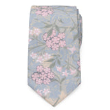 Light Blue Floral Men's Tie - Cufflinks.com - Flyclothing LLC