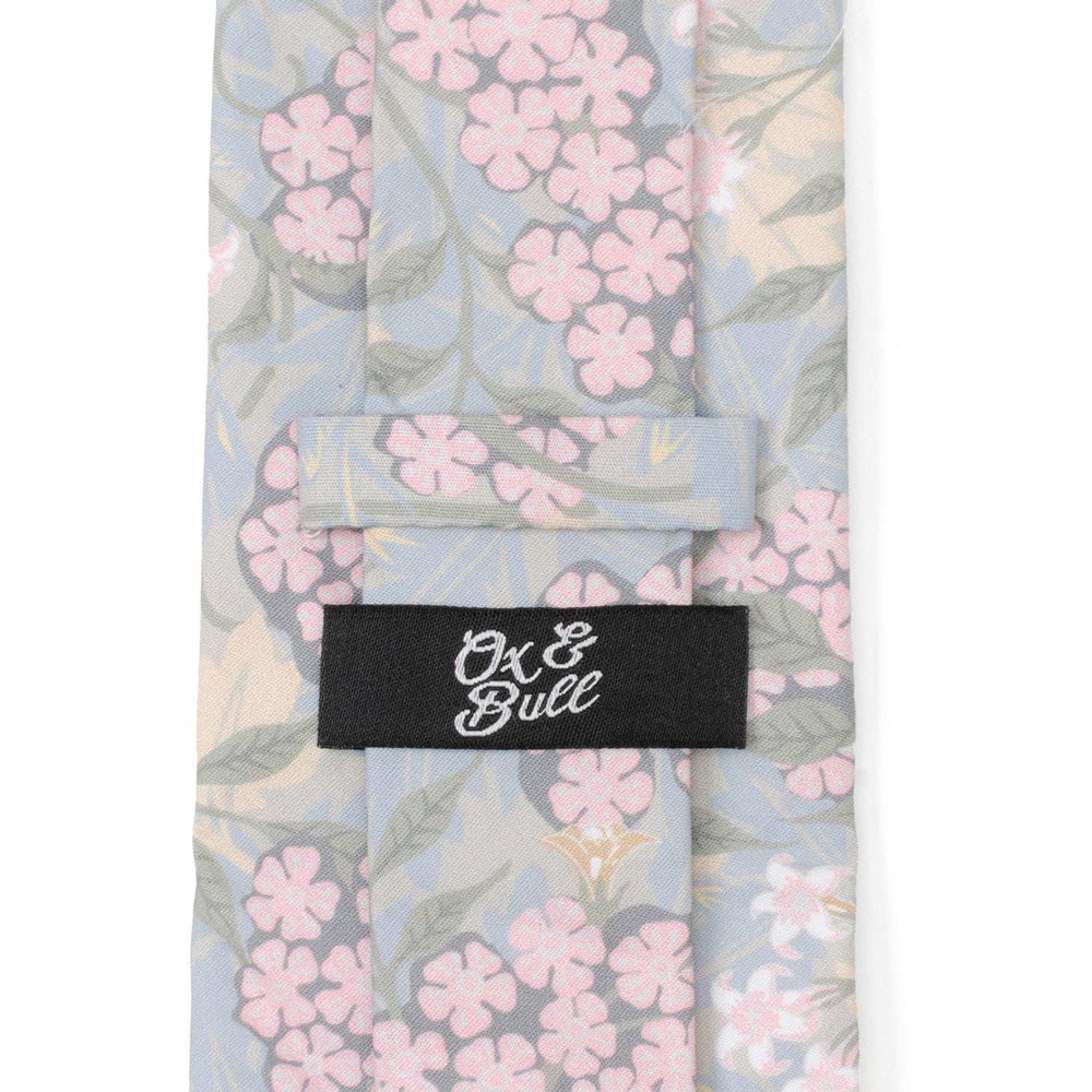 Light Blue Floral Men's Tie - Cufflinks.com - Flyclothing LLC