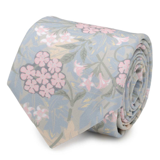 Light Blue Floral Men's Tie - Cufflinks.com - Flyclothing LLC
