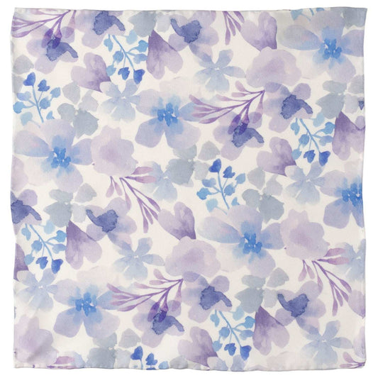 Watercolor Lavender Mix Men's Silk Pocket Square - Cufflinks.com - Flyclothing LLC