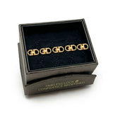 Horse Bit Gold Stainless Steel 5-Studs - Cufflinks.com - Flyclothing LLC