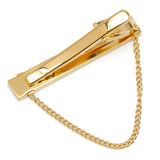 Stainless Steel Gold Chain Tie Clip - Cufflinks.com - Flyclothing LLC