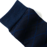 Grid Navy Men's Socks - Cufflinks.com - Flyclothing LLC