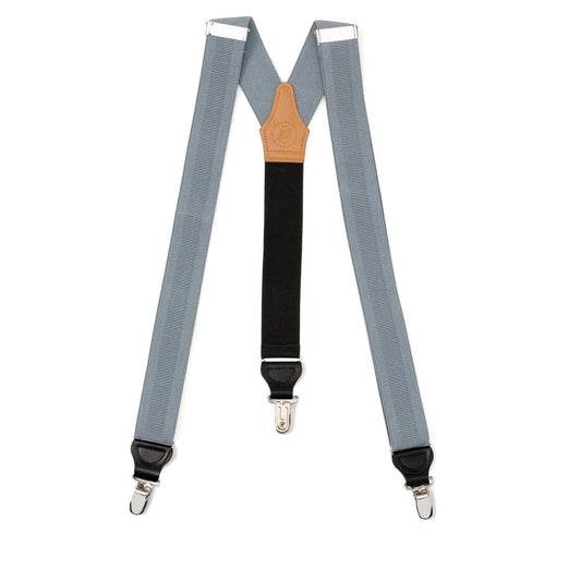 Gray Convertible Suspenders - Cufflinks.com - Flyclothing LLC