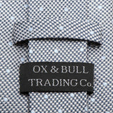 Dotted Herringbone Gray Silk Tie - Cufflinks.com - Flyclothing LLC