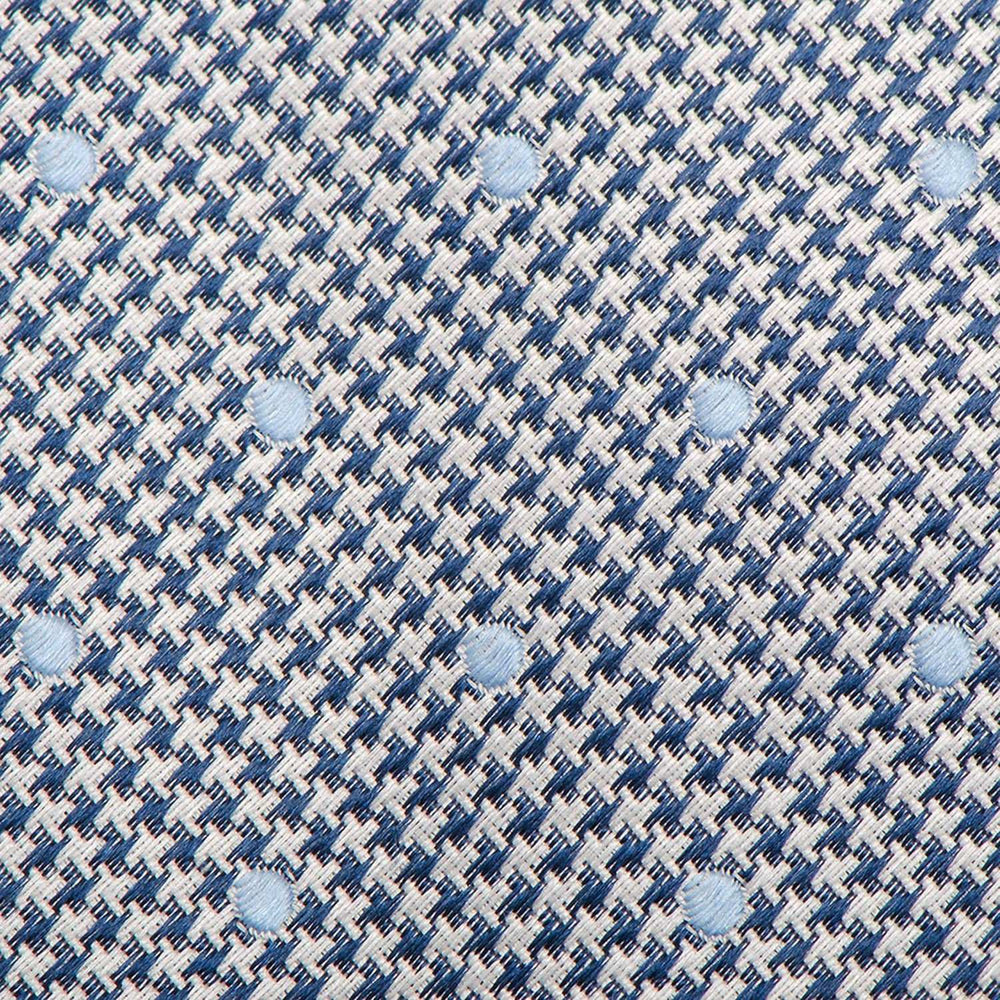 Dotted Herringbone Gray Silk Tie - Cufflinks.com - Flyclothing LLC