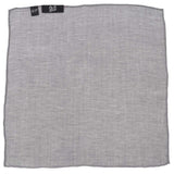 Gray Linen Pocket Square - Cufflinks.com - Flyclothing LLC