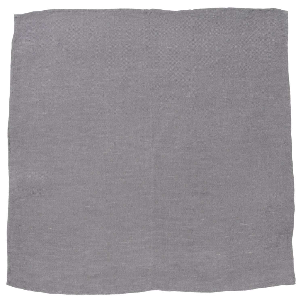 Gray Linen Pocket Square - Cufflinks.com - Flyclothing LLC