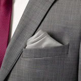 Gray Silk Pocket Square - Cufflinks.com - Flyclothing LLC