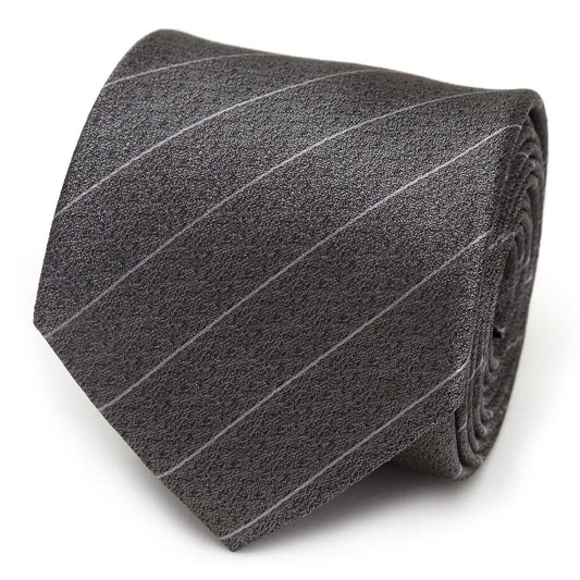 Woven Gray Stripe Men's Tie - Cufflinks.com - Flyclothing LLC