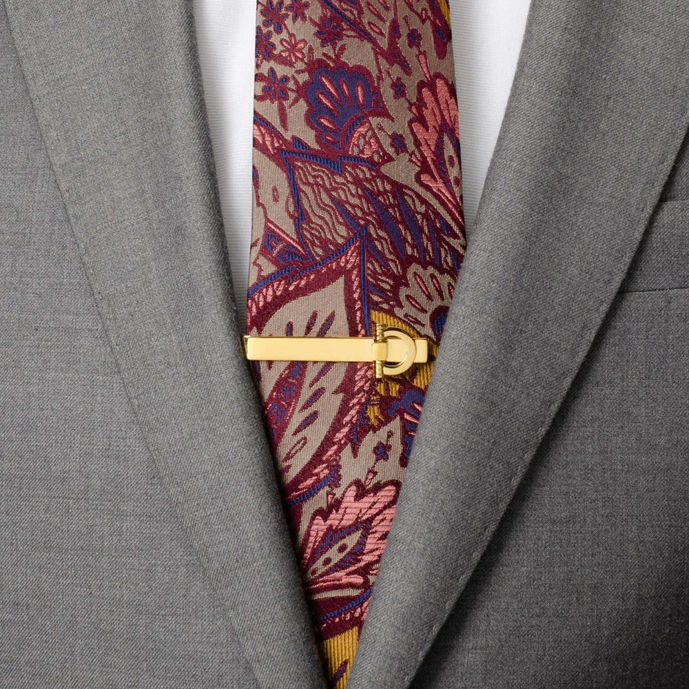 Horse Bit Gold Stainless Steel Tie Bar - Cufflinks.com - Flyclothing LLC