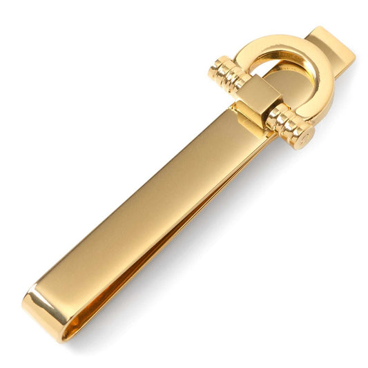 Horse Bit Gold Stainless Steel Tie Bar - Cufflinks.com - Flyclothing LLC