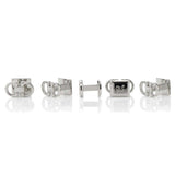 Horse Bit Stainless Steel 5-Studs - Cufflinks.com - Flyclothing LLC