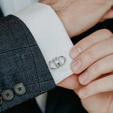 Horse Bit Stainless Steel Cufflinks - Cufflinks.com - Flyclothing LLC