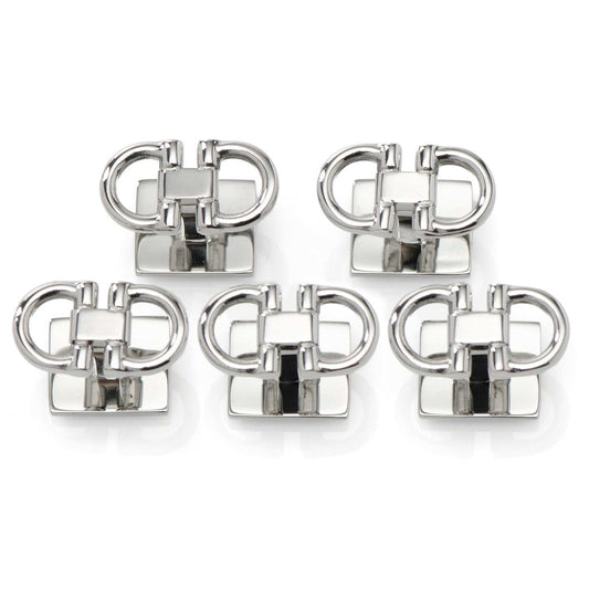 Horse Bit Stainless Steel 5-Studs - Cufflinks.com - Flyclothing LLC