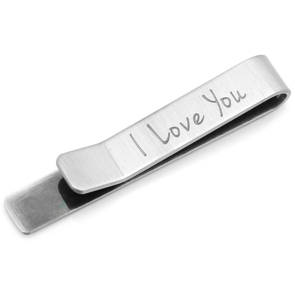 I Love You Hidden Message Tie Bar - Cufflinks.com - Flyclothing LLC