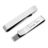 I Love You Hidden Message Tie Bar - Cufflinks.com - Flyclothing LLC