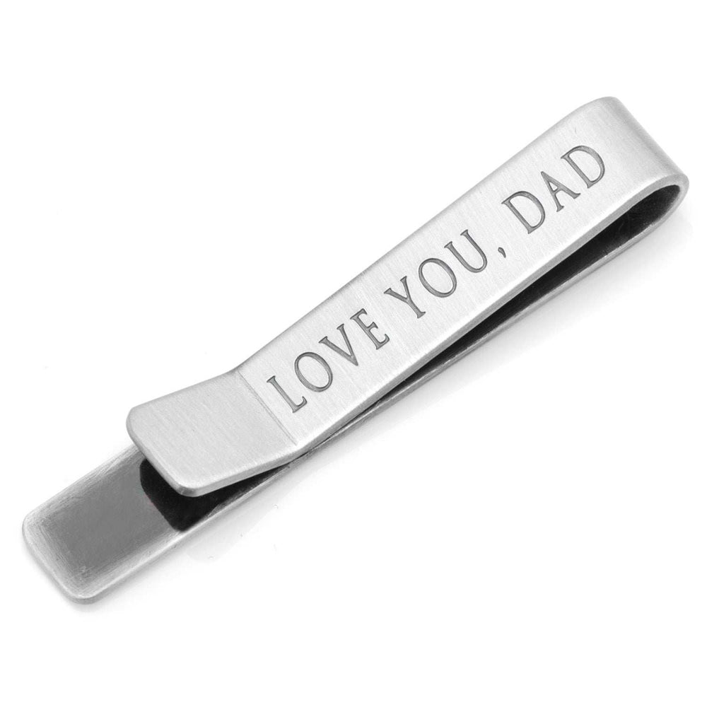 Love You, Dad Hidden Message Tie Bar - Cufflinks.com - Flyclothing LLC