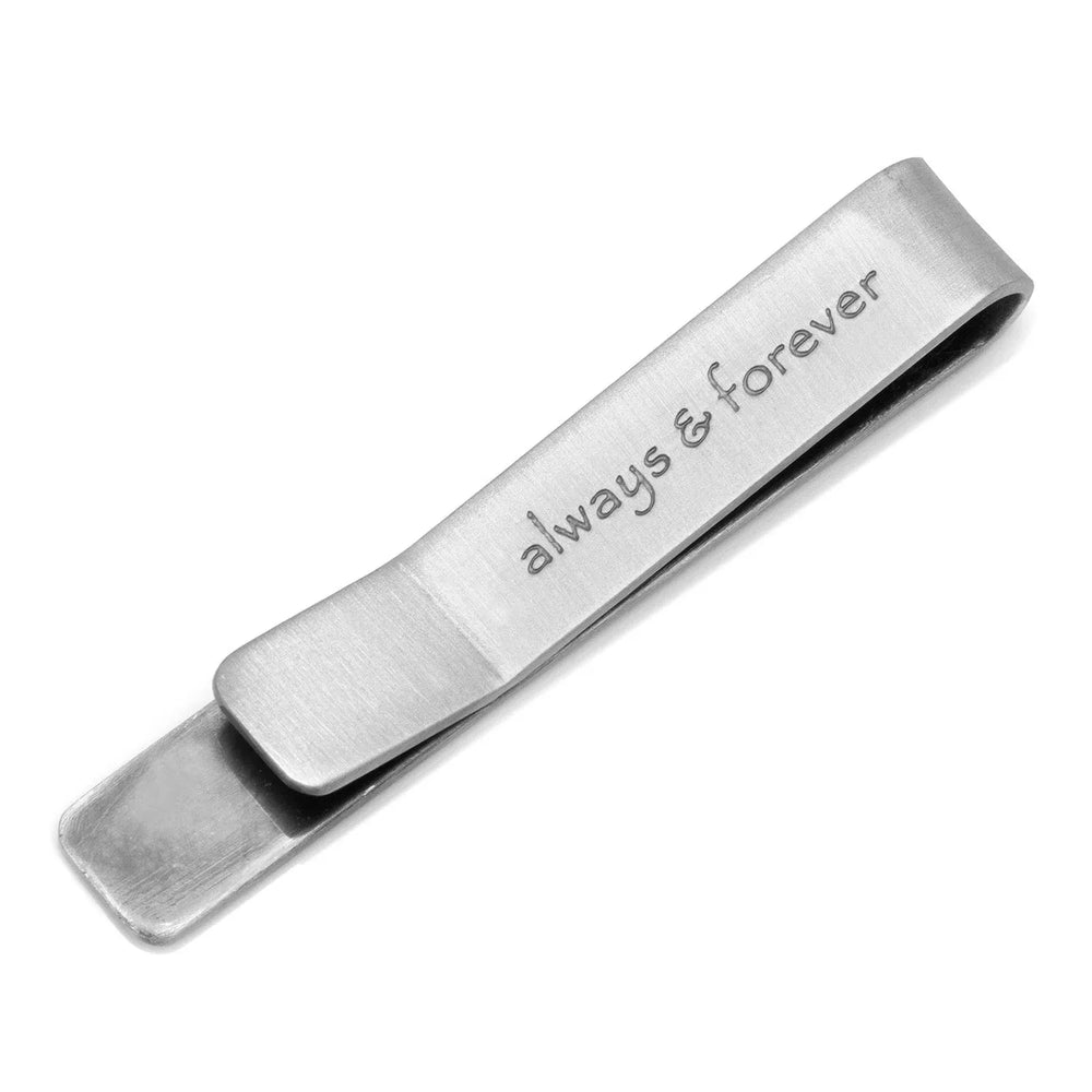 Always and Forever Hidden Message Tie Bar - Cufflinks.com - Flyclothing LLC