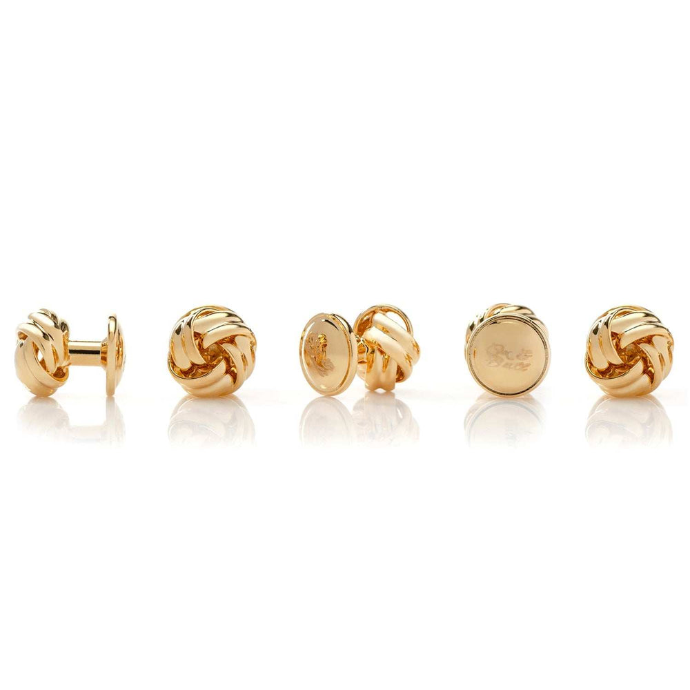 Gold Knot 5-Studs - Cufflinks.com - Flyclothing LLC