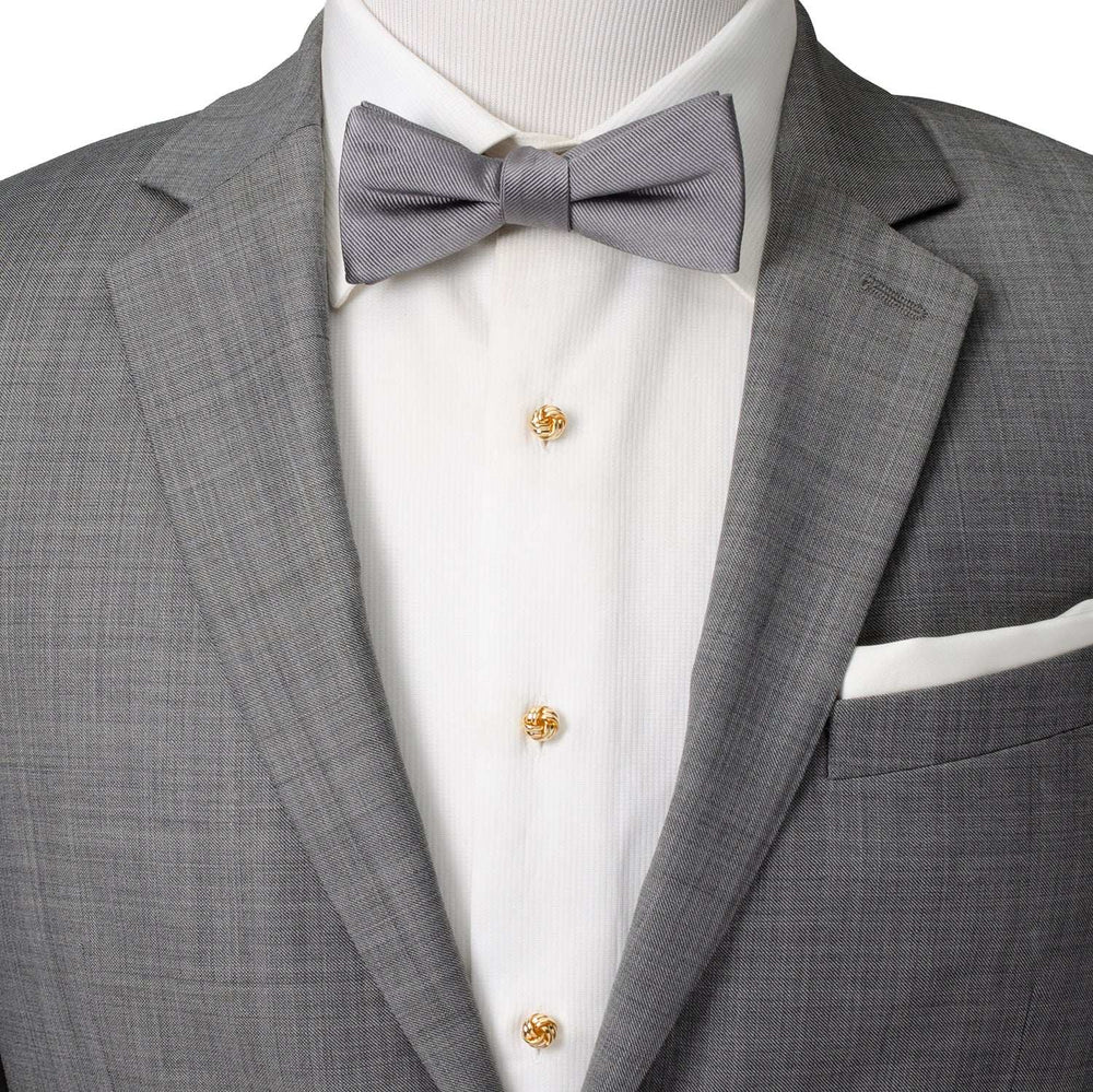 Gold Knot 5-Stud Set - Cufflinks.com - Flyclothing LLC