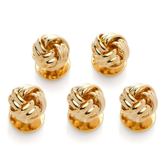Gold Knot 5-Studs - Cufflinks.com - Flyclothing LLC