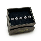 Silver Knot 5-Studs - Cufflinks.com - Flyclothing LLC