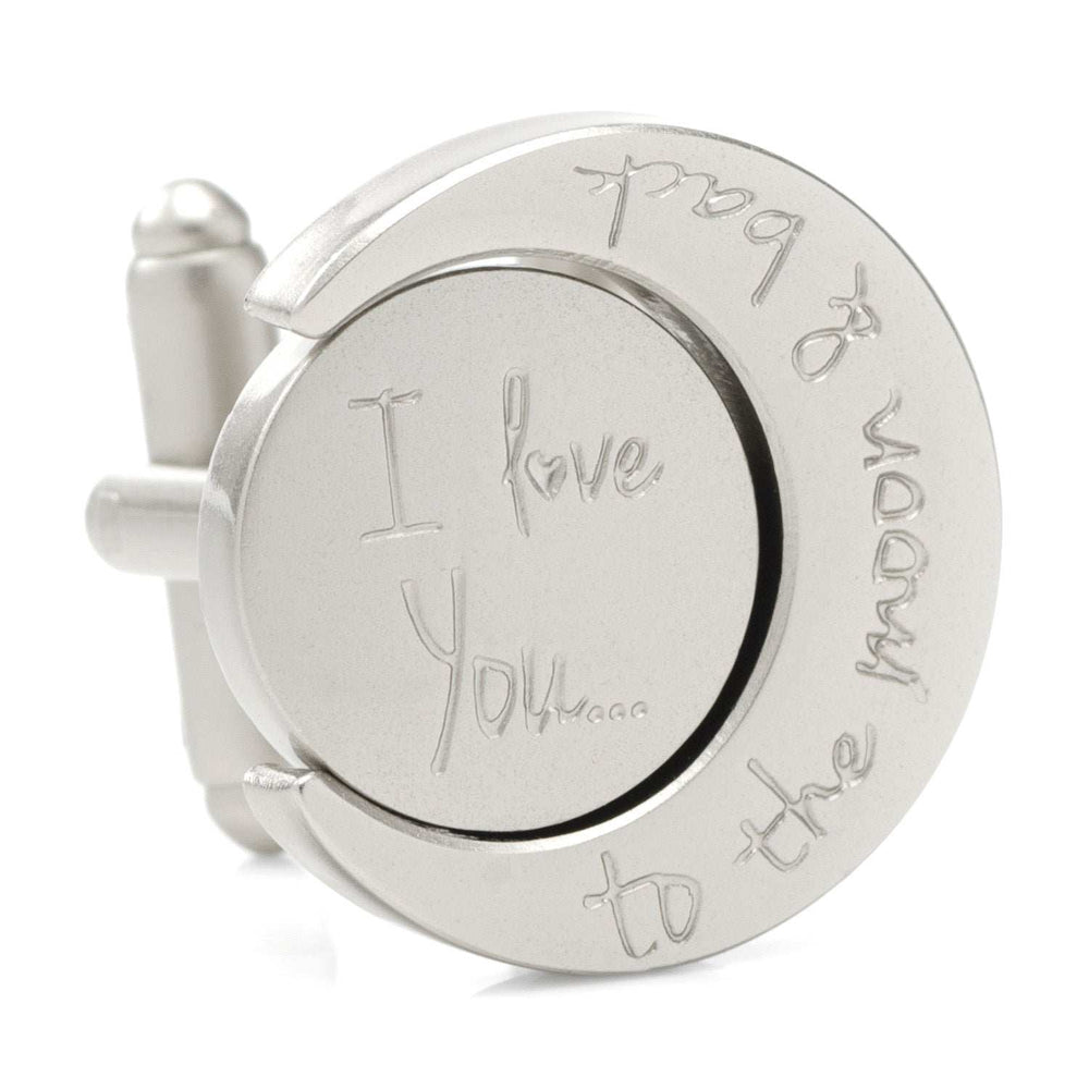 Love You to the Moon and Back Cufflinks - Cufflinks.com - Flyclothing LLC