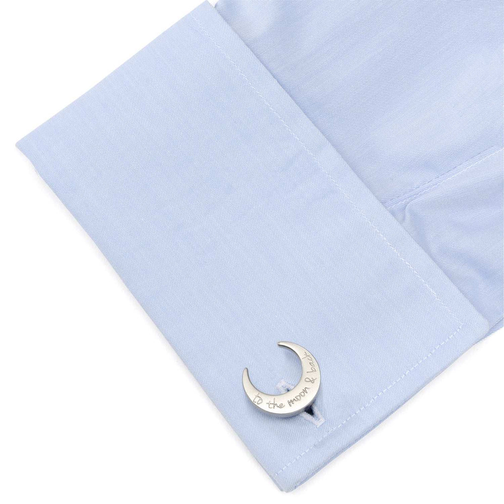 Love You to the Moon and Back Cufflinks - Cufflinks.com - Flyclothing LLC