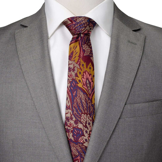 Multi Brown Patterned Men's Tie - Cufflinks.com - Flyclothing LLC