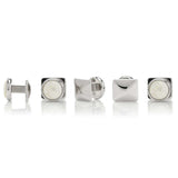 Mosaic Mother of Pearl 5-Stud Set - Cufflinks.com - Flyclothing LLC
