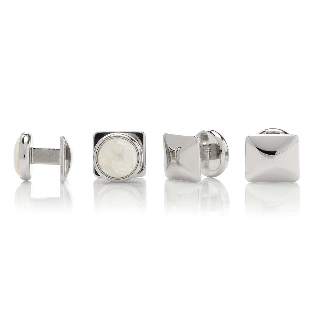 Mosaic Mother of Pearl 5-Studs - Cufflinks.com - Flyclothing LLC