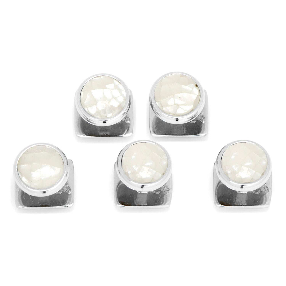 Mosaic Mother of Pearl 5-Studs - Cufflinks.com - Flyclothing LLC