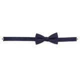 Navy Silk Bow Tie - Cufflinks.com - Flyclothing LLC
