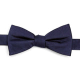 Navy Silk Bow Tie - Cufflinks.com - Flyclothing LLC