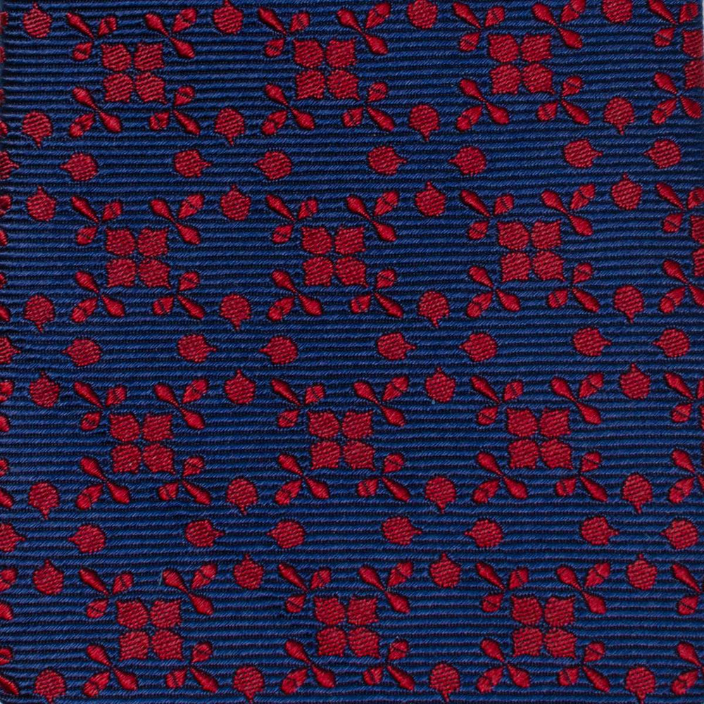 Navy/Red Patterned Men's Tie - Cufflinks.com - Flyclothing LLC