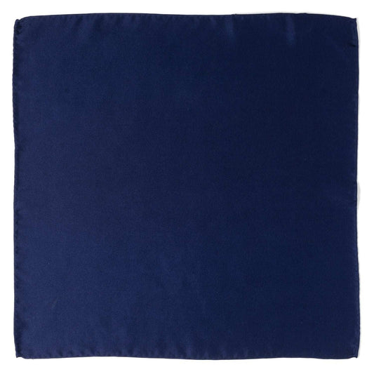 Navy Silk Pocket Square - Cufflinks.com - Flyclothing LLC