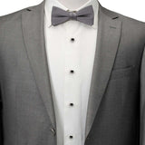 Onyx Cushion Stainless Steel 5-Stud Set - Cufflinks.com - Flyclothing LLC