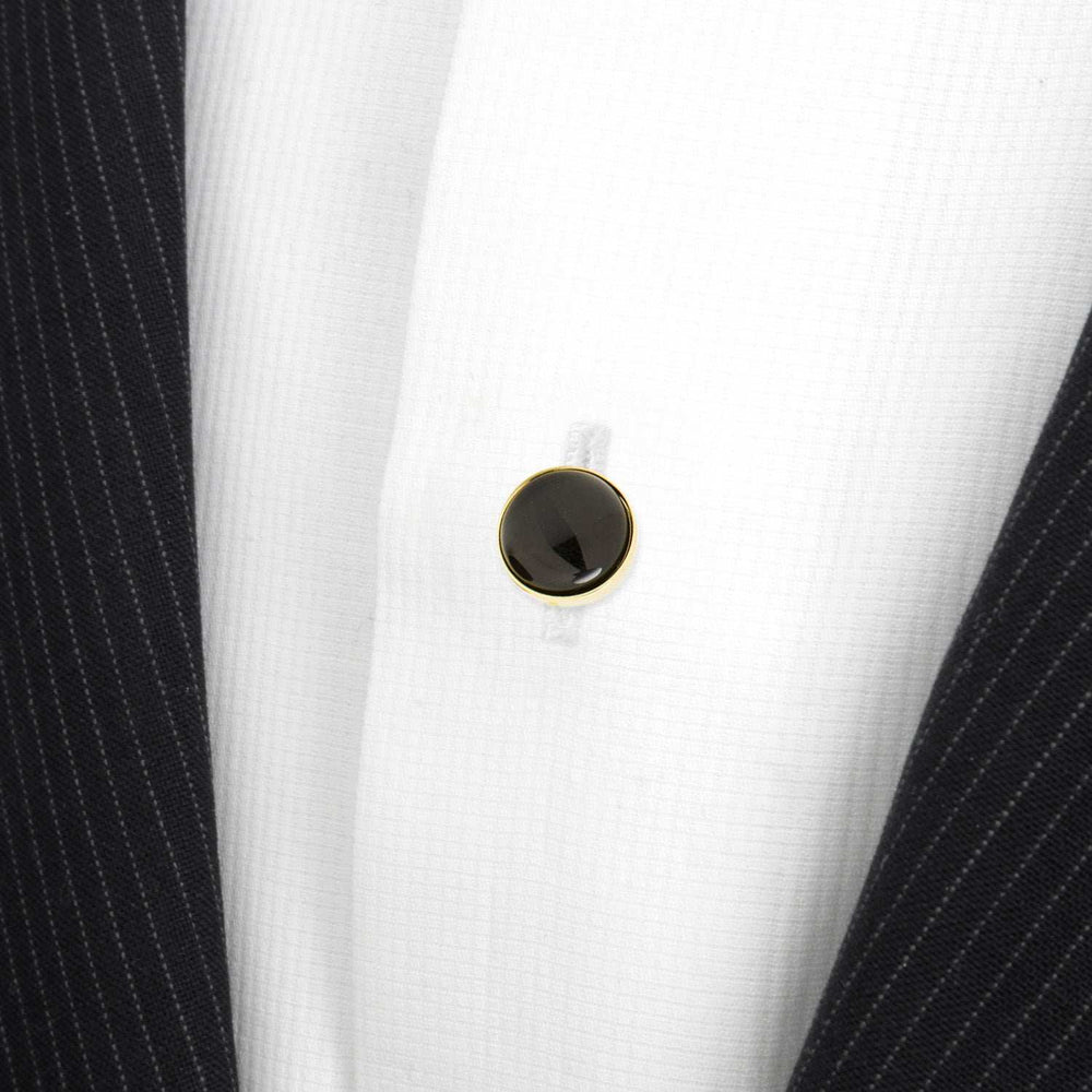Gold and Onyx 5-Studs - Cufflinks.com - Flyclothing LLC
