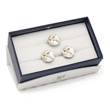 Open Edge Skeleton Watch Movement Cufflinks and Lapel Pin Gift Set - Cufflinks.com - Flyclothing LLC