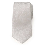 Floral Gray Men's Tie - Cufflinks.com - Flyclothing LLC
