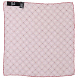 Dusty Blush Floral Motif Pocket Square - Cufflinks.com - Flyclothing LLC