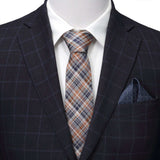 Gray Plaid Men's Tie - Cufflinks.com - Flyclothing LLC