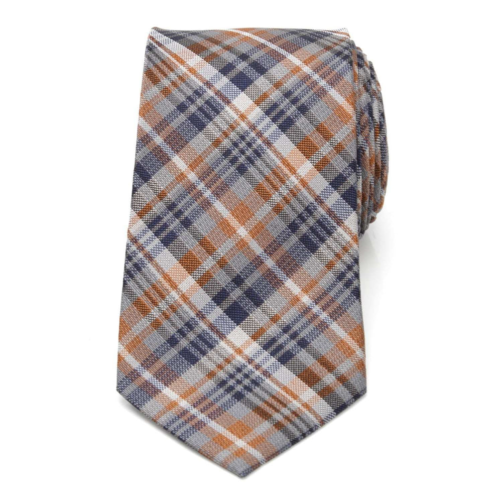 Gray Plaid Men's Tie - Cufflinks.com - Flyclothing LLC
