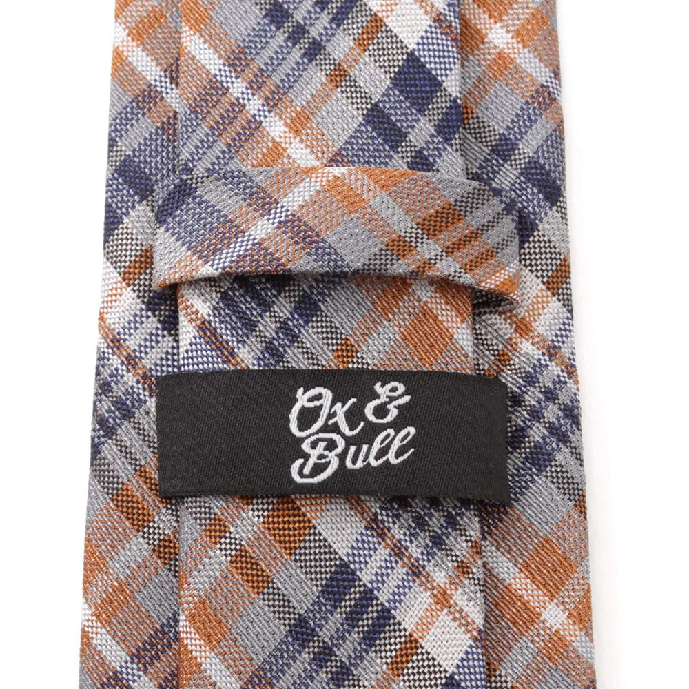 Gray Plaid Men's Tie - Cufflinks.com - Flyclothing LLC