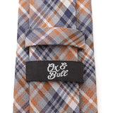 Gray Plaid Men's Tie - Cufflinks.com - Flyclothing LLC